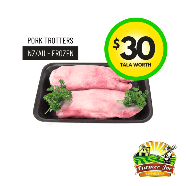 Frozen Pork Trotters $30 Tala Value - "PICKUP FROM FARMER JOE SUPERMARKET UPOLU ONLY" - Samoamarket.com