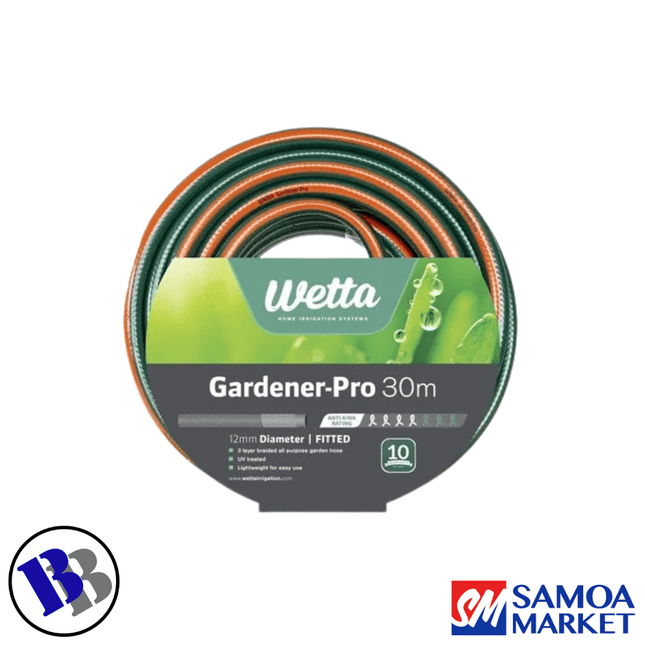 Garden Hose 12mmx30m - GARDENER "PICKUP FROM BLUEBIRD LUMBER & HARDWARE" - Samoamarket.com