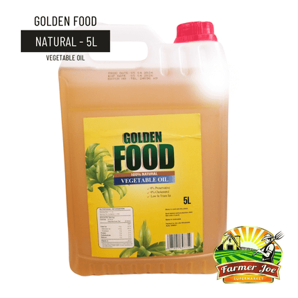 Golden Food Vegetable Oil 5L - "PICKUP FROM FARMER JOE SUPERMARKET" - Samoamarket.com