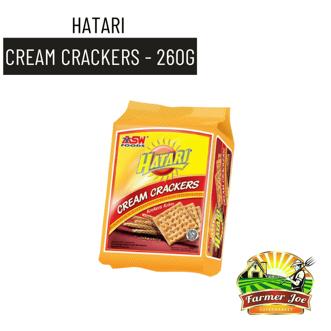 Hatari Cream Crackers 260g "PICKUP FROM FARMER JOE SUPERMARKET UPOLU ONLY" - Samoamarket.com