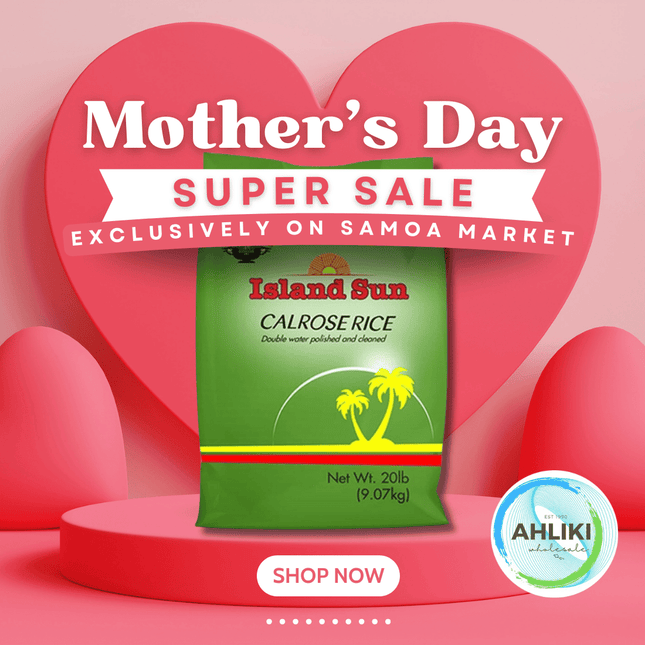 Island Sun Rice 20lb Bag "PICKUP FROM AH LIKI WHOLESALE" - Samoamarket.com