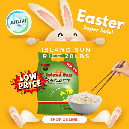 Island Sun Rice 20lb Bag "PICKUP FROM AH LIKI WHOLESALE" - Samoamarket.com