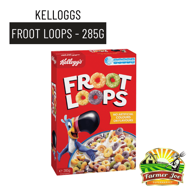 Kelloggs Froot Loops 285g "PICKUP FROM FARMER JOE SUPERMARKET UPOLU VAITELE ONLY" - Samoamarket.com