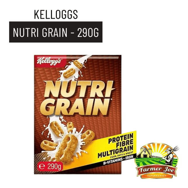 Kelloggs Nutrigrain 290g "PICKUP FROM FARMER JOE SUPERMARKET UPOLU VAITELE ONLY" - Samoamarket.com