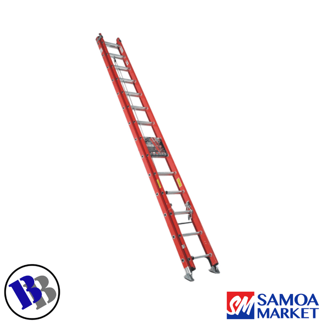 LADDER EXTENSION Orange Fiberglass 300Lbs - WERNER "PICKUP FROM BLUEBIRD LUMBER & HARDWARE" - Samoamarket.com