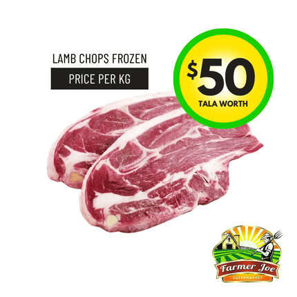 Lamb Chops $50 Tala Value - "PICKUP FROM FARMER JOE SUPERMARKET UPOLU ONLY" - Samoamarket.com