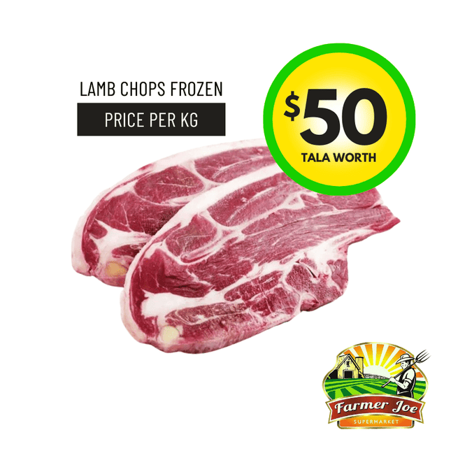 Lamb Chops $50 Tala Value - "PICKUP FROM FARMER JOE SUPERMARKET UPOLU ONLY" - Samoamarket.com