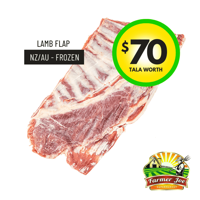Lamb Flaps $70 Tala Value - "PICKUP FROM FARMER JOE SUPERMARKET UPOLU ONLY" - Samoamarket.com