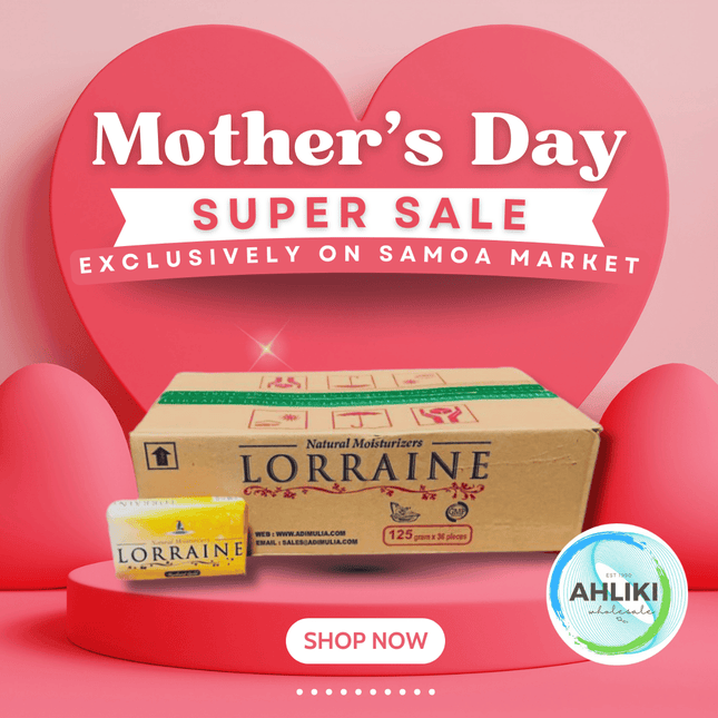 Lorraine Soap 125g 36PACK "PICKUP FROM AH LIKI WHOLESALE" - Samoamarket.com