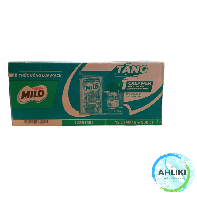 Milo Cocoa 12 by 400g [NOT AVAIL AT VAITELE BRANCH] "PICKUP FROM AH LIKI WHOLESALE" - Samoamarket.com