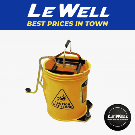 Mop Bucket Sunpac Yellow (PICK UP FROM LE WELL COMPANY SAVALALO ONLY) - Samoamarket.com