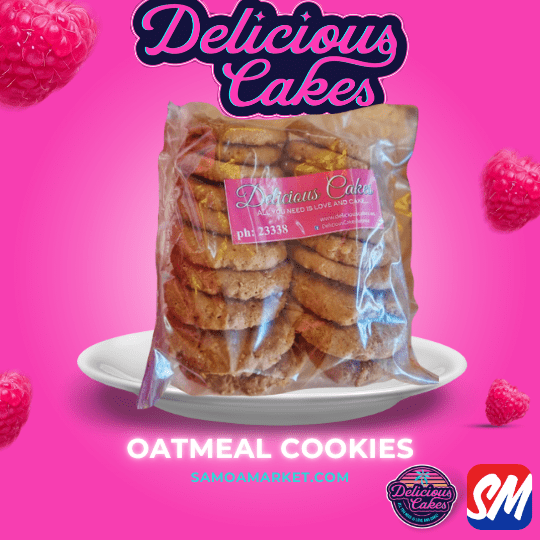 Oatmeal Cookies 20pcs [PICK UP FROM DELICIOUS CAKES, LEPEA] - Samoamarket.com