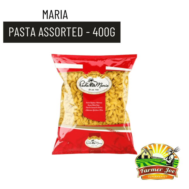 Pasta Maria Assorted 400g "PICKUP FROM FARMER JOE SUPERMARKET UPOLU ONLY" - Samoamarket.com