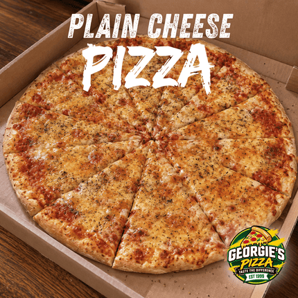 Plain Cheese Pizza “PICKUP FROM GEORGIES PIZZA TAUFUSI, UPOLU”