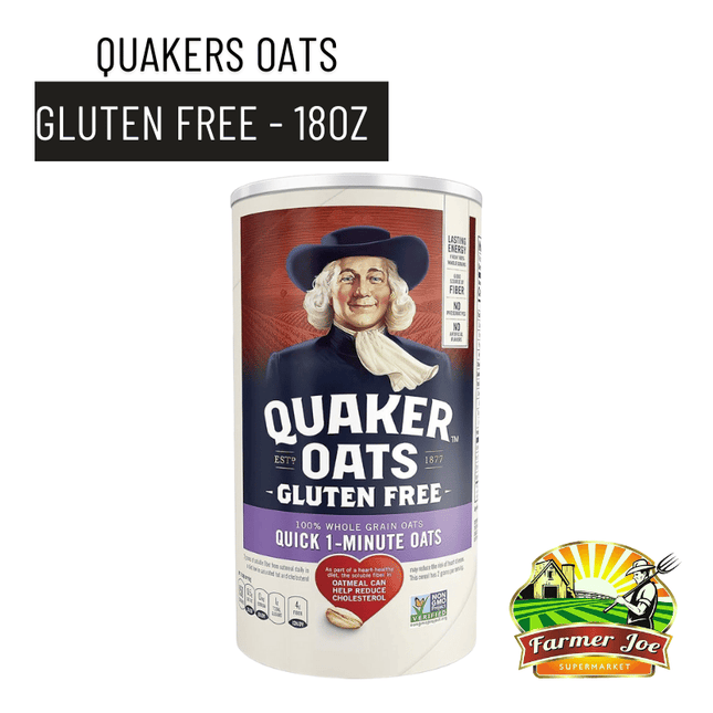 Quaker Oats Gluten Free 18oz "PICKUP FROM FARMER JOE SUPERMARKET UPOLU ONLY" - Samoamarket.com