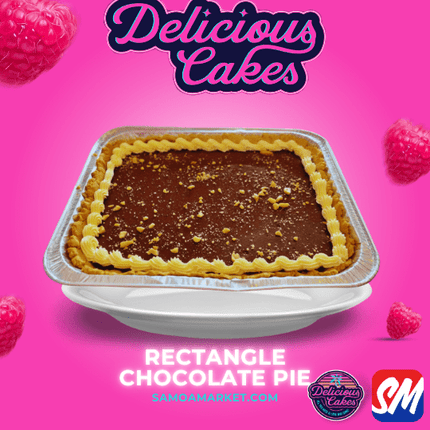 Rectangle Chocolate Pie [PICK UP FROM DELICIOUS CAKES, LEPEA] - Samoamarket.com