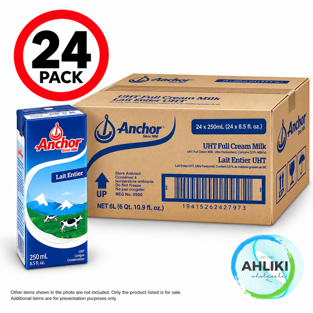 Anchor Regular Milk 24PACK X 250mls Smalll Pack Milk / Pepa Susu Laitiiti "PICKUP FROM AH LIKI WHOLESALE"