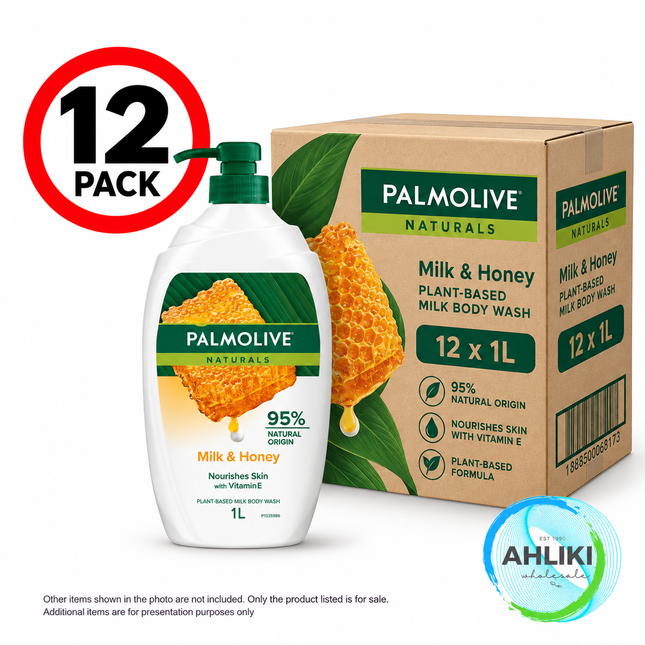 Palmolive Body Wash 1LITRE x 12PACK Assorted [NOT AVAIL AT SALELOLOGA & TAUFUSI BRANCH] "PICKUP FROM AH LIKI WHOLESALE"