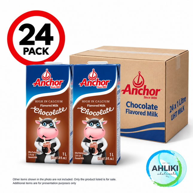 Anchor Chocolate Milk 24PACK x 250mls "PICKUP FROM AH LIKI WHOLESALE"