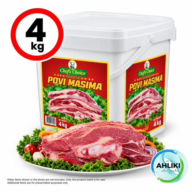 Chefs Choice Povi Masima 4kg Pail "PICKUP FROM AH LIKI WHOLESALE"