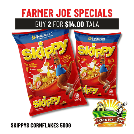 Skippy Corn Flakes 500g x 2pkt "PICKUP FROM FARMER JOE SUPERMARKET UPOLU ONLY" - Samoamarket.com