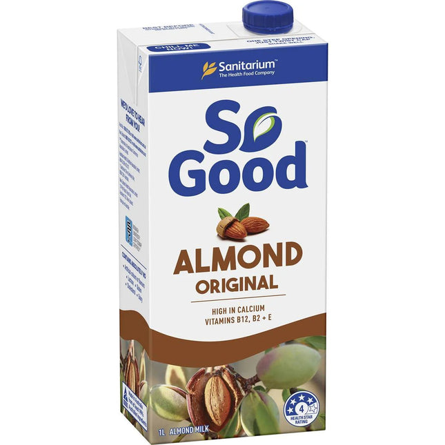 So Good - Almond Original 1Ltr "PICKUP FROM FARMER JOE SUPERMARKET UPOLU VAITELE ONLY" - Samoamarket.com