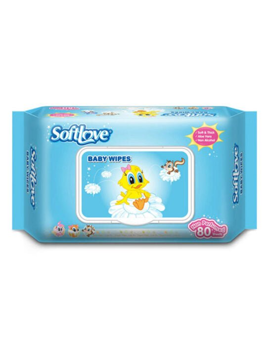 Soft Love Baby Wipes 80 Sheets "PICKUP FROM FARMER JOE SUPERMARKET UPOLU ONLY" - Samoamarket.com
