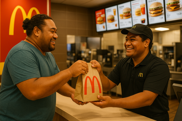 the server must also be samoan