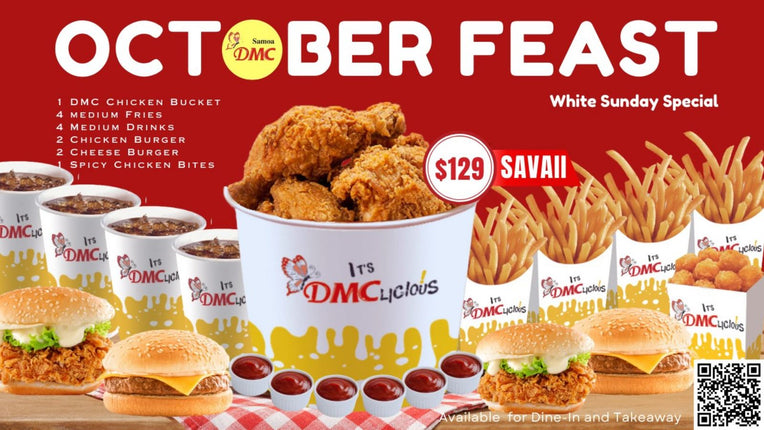 October Feast Combos (White Sunday Special) "PICKUP FROM DMC SAVAII"