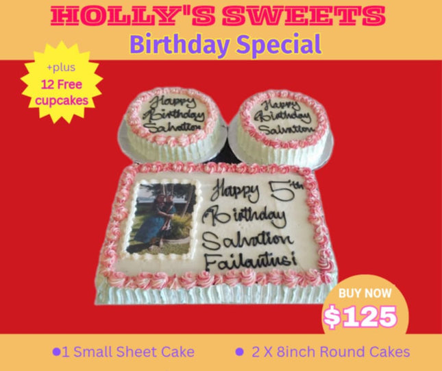 Holly's Sweets Birthday Special #2 "PICK UP AT VAITELE MARKET SHOP #R8, UPOLU"