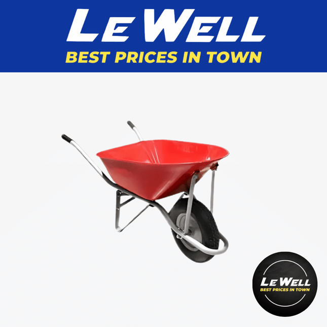 Wheel Barrow Red (PICK UP FROM LE WELL COMPANY SAVALALO ONLY) - Samoamarket.com