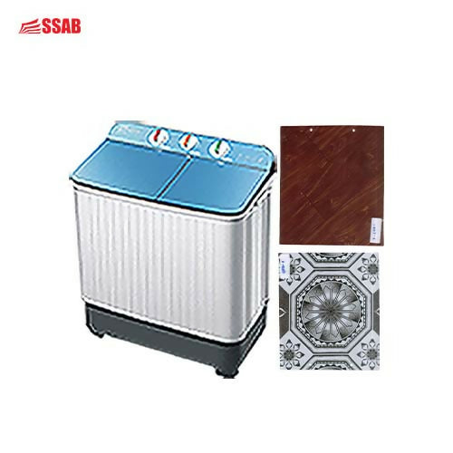 TWIN TUB WASHING MACHINE 7.8KG MACHINE / CARPET 25YARDS