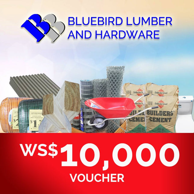 Bluebird Lumber Gift Voucher WS$10,000 "PICKUP FROM BLUEBIRD LUMBER & HARDWARE" Bluebird Lumber 