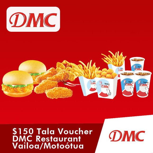 $150 Tala Meal Voucher at DMC Upolu - Vailoa or Moto'otua DMC Upolu 