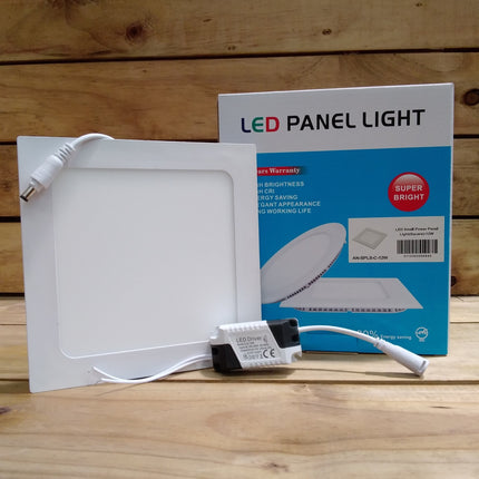 Led Small Power Panel Light (Square) 12W - Substitute if sold out 'PICKUP FROM BLUEBIRD LUMBER & HARDWARE' Bluebird Lumber 