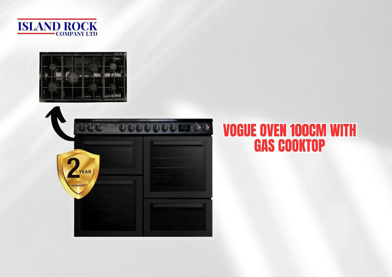 VOGUE Oven 100cm with Gas Cooktop "PICKUP AT ISLAND ROCK LIMITED TOGAF