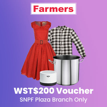 Farmers $200 Voucher - "PICKUP FROM FARMERS SNPF PLAZA ONLY" Voucher Farmers SNPF PLAZA 