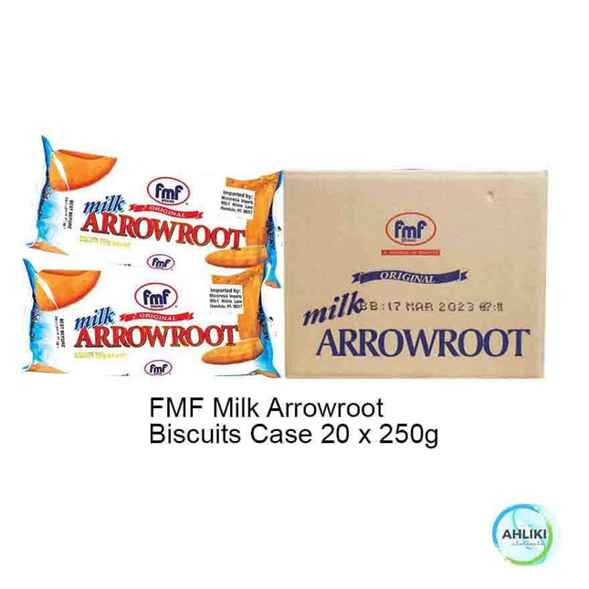 FMF Milk Arrowroot Biscuits 20x250g "PICKUP FROM AH LIKI WHOLESALE" Biscuits Ah Liki Wholesale 