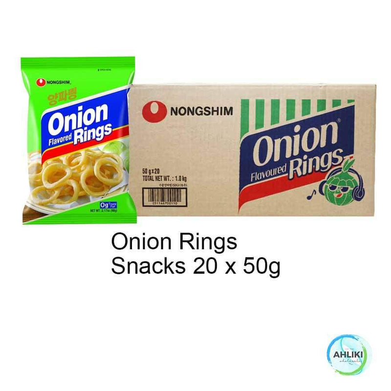 Onion Rings Snacks 50g x 20 Pack "PICKUP FROM AH LIKI WHOLESALE" Snacks Ah Liki Wholesale 