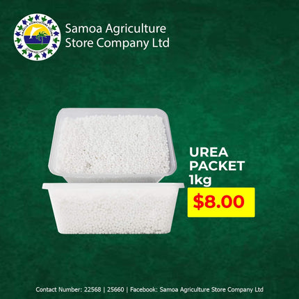 Urea Packet 1Kg "PICK UP AT SAMOA AGRICULTURE STORE CO LTD VAITELE AND SALELOLOGA SAVAII" Samoa Agriculture Store Company Ltd 