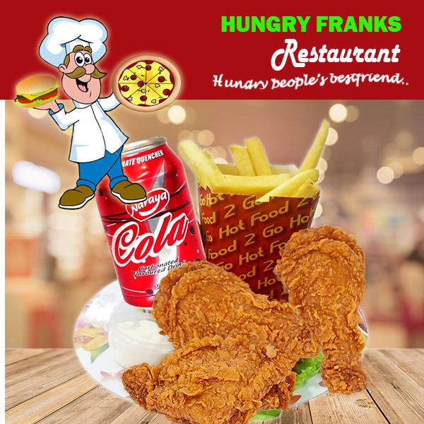 5 PCS Chicken n Chips Combo "PICKUP FROM HUNGRY FRANKS, UPOLU ONLY" Hungry Franks 