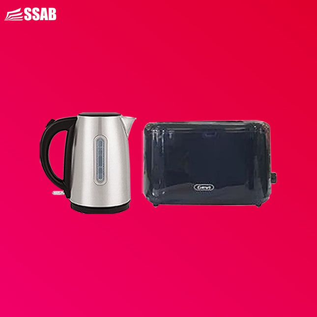  GEVI STAINLESS STEEL 1.7 KETTLE/GEVI TOASTER    "PICK UP AT SSAB MEGASTORE TOGAFUAFUA ONLY" - 1