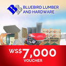 Bluebird Lumber Gift Voucher WS$7,000 "PICKUP FROM BLUEBIRD LUMBER & HARDWARE" Bluebird Lumber 
