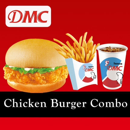 Chicken Burger Combo "PICKUP FROM DMC SAVAII ONLY" DMC SAVAII 