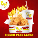 Dinner Pack Large "PICKUP FROM BURGER BILLS FUGALEI OR VAITELE" Burger Bills Restaurant Fugalei/Vaitele 