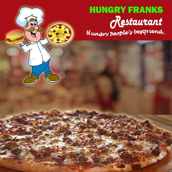 BBQ Chicken Pizza - Large "PICKUP FROM HUNGRY FRANKS, UPOLU ONLY" Hungry Franks 