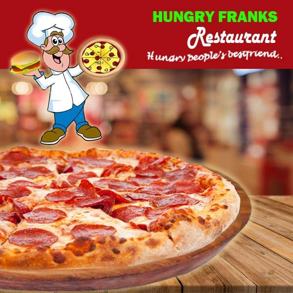 Pepperoni Pizza - Large "PICKUP FROM HUNGRY FRANKS, UPOLU ONLY" Hungry Franks 