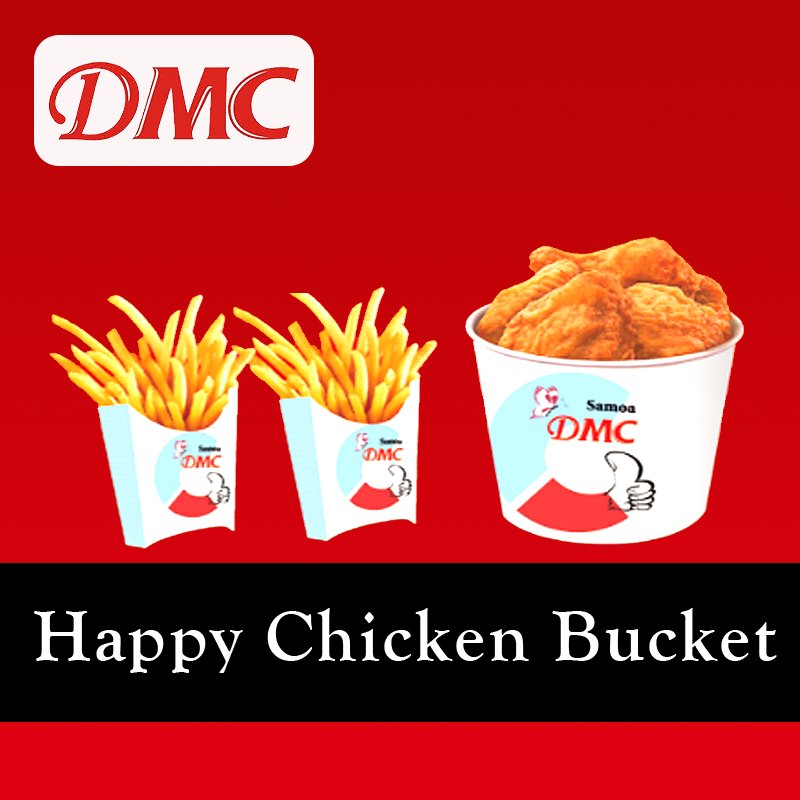 Happy Chicken Bucket "PICKUP FROM DMC VAILOA ONLY" DMC 