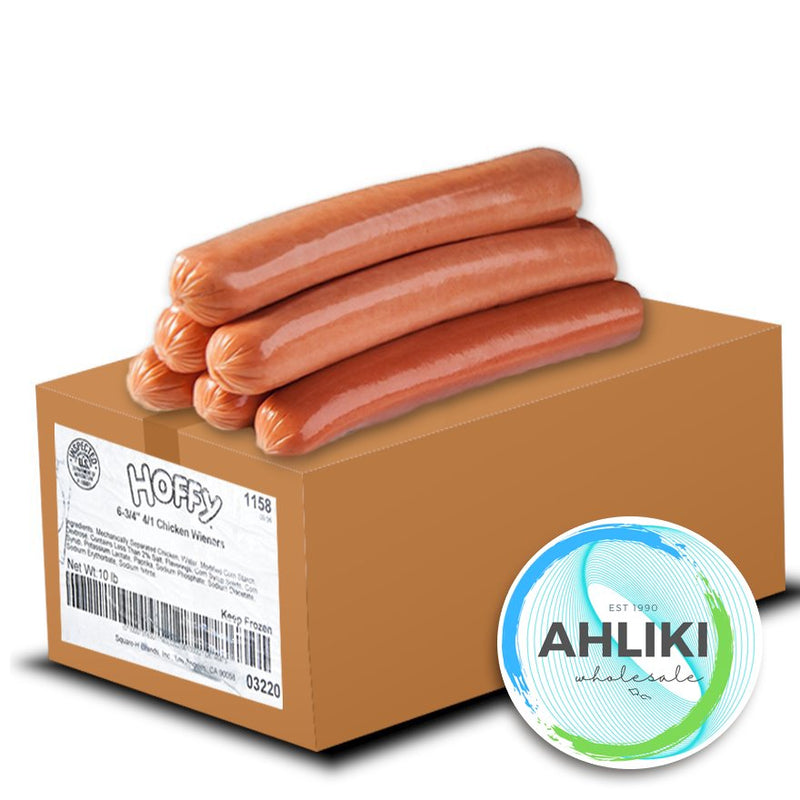 Hoffy Chicken Franks Sausages 10lbs (Not avail. at some branches) "PICKUP FROM AH LIKI WHOLESALE" Frozen Ah Liki Wholesale 