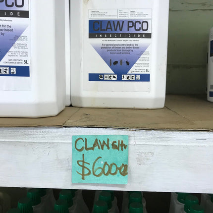 Claw Pco Insecticide 5Liter "PICK UP AT AGRICULTURE STORE VAITELE ONLY" Samoa Agriculture Store Company Ltd 